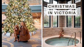 CHRISTMAS IN VICTORIA B.C | Fairmont Empress Stay, Volvo XC90 Hybrid Review & Butchart Gardens