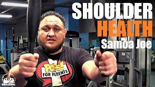 Samoa Joe Shoulder Health (INDIAN CLUBS!)