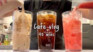 (Eng)Cafe vlog collection of 40minutes / 40mins cafe vlog