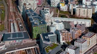 Aerial Footage / Nanterre: the new district "Coeur de Quartier"