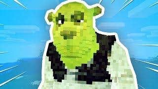 Someone put SHREK into Minecraft..