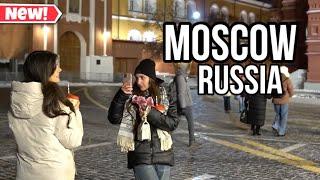  Winter Wonderland: Moscow's Magical Christmas Experience | Moscow Evening Walk 