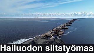 Hailuodon siltatyömaa  25.4.2025