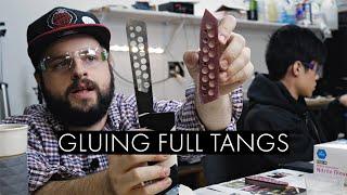 How to glue full-tang handles.