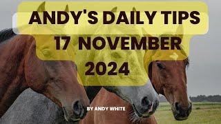 Andy's Daily Tips for Horse Racing, Sunday 17 November