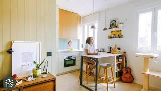 Madrid Designers Create a Bright, Functional Small Apartment, 38sqm/409sqft