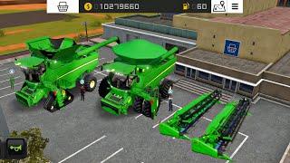 Farming Simulator 18 Harvest Wheat With New Harvesters ! Fs18 Multiplayer Timelapse | Fs 18 #fs18