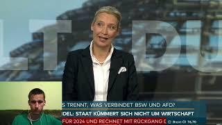 TV-Duell bei Welt: Sahra Wagenknecht zerstört Alice Weidel beim Thema Nahostkonflikt!