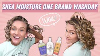 How To Get The Perfect Wavy Curly Hair With Shea Moisture!