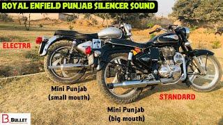 Bullet Mini Punjab Silencer (small vs big mouth) Sound DIFFERENCE | B 4 Bullet |