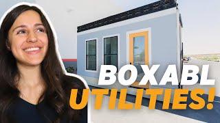 How do UTILITIES hook up to a BOXABL CASITA?