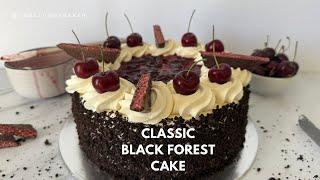 Black Forest Cake | Recipe & Tutorial | One Clumsy Baker