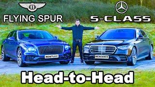 Mercedes S-Class v Bentley Flying Spur review, 0-60mph, 1/4-mile & brake test!