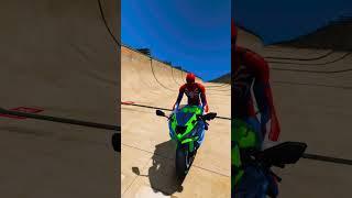 Spiderman Ramp and Kawasaki Ninja