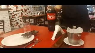 Interior de pizzeria la guitarrita-avenida la plata-excelente lugar para ver futbol