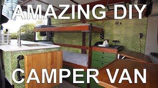 Best Self-Build DIY Camper Van I've Ever Seen Tour