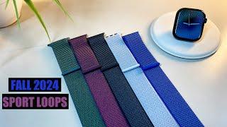 NEW Fall 2024 Sport Loops for Apple Watch Series 10 / AW Ultra 2 / SE Review [HandsOn] | ALL COLORS!