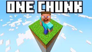 I Beat Minecraft on a Single Chunk World