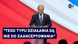 Tusk: spodziewamy się jutro decyzji Niemiec o zaostrzeniu kontroli na granicach @TVN24