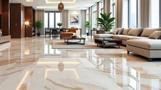 100 Stylish Living Room Floor Tiles Designs 2025 | Porcelain & Ceramic Home flooring design Ideas