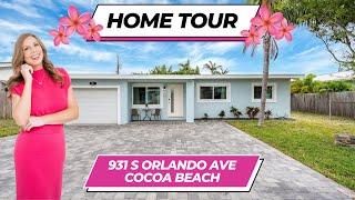 Turnkey Airbnb Opportunity In Cocoa Beach | Modern Coastal Home Tour