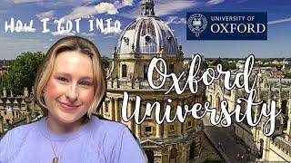 How I got into Oxford University| reading my personal statement