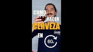 Cómo hacer CERVEZA en 60 segundos? 