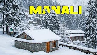 Live Heavy Snowfall in Manali || Mallroad || आज तो हद ही होइ गयी