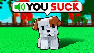 I Added *VOICES* to Grow a Garden to TROLL My GIRLFRIEND!