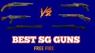 BEST SHORT GUNS IN FREE FIRE || best short guns tamil || FF VSKING