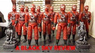 Black Sky's Cobra Red Ninja Viper Team O-Ring Style 1:18 Scale Action Figure Review.