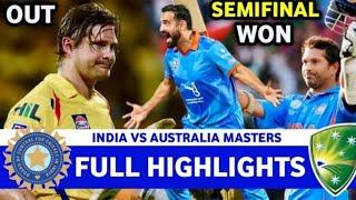 India Vs Australia International Masters League Semi Final Match Full Highlights 2025