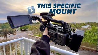 This Monitor Mount Makes My Job Easier (with FX6) - Vlog 126