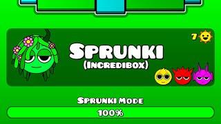 Incredibox Sprunki Geometry Dash (All Levels/All coins) Sprunki GD