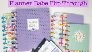 PLANNER BABE LINE FLIP THROUGH!
