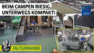 Vier Faltcaravans im Überblick: Vorteile, Modelle und Tipps für Elektroautos & Verbrenner