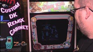 Custom Donkey Kong Remix machine at Zapcon IV