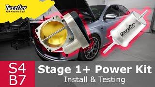 Install & Dyno Testing the Tweetler 90mm Throttle Body +  High Flow Fuel Filter Stage 1+ Power Kit