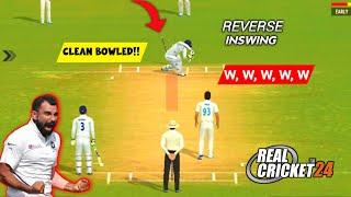 Real cricket 24 test match bowling tricksRc 24 bowling tips