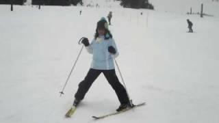 Naisha skiing - Soda Springs @ Lake Tahoe