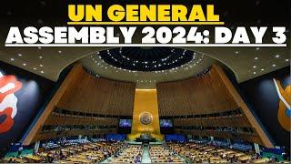UN General Assembly 2024 LIVE: Day 3 of speeches by world leaders | UNGA LIVE News | TN LIVE