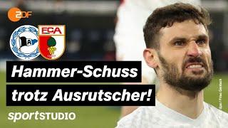 Arminia Bielefeld – FC Augsburg Highlights | Bundesliga, 25. Spieltag 2021/22 | sportstudio