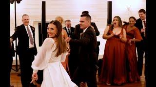 COST N' MAYOR'S EPIC CHOREOGRAPHED WEDDING ENTRANCE - Entire Bridal Party Throws Down!!!