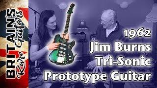 1962 Jim Burns Prototype Greenburst Guitar