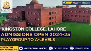 Kingston College | Admission Open 2024-25 | Cambridge O & A-Level | IB Primary Years