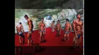 "COME AND GO 人來人往"  Herman Wong 黃義德 oil painting exhibition preview 一個男色的油畫展