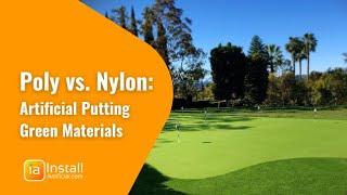 Poly vs. Nylon: Artificial Putting Green Materials