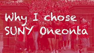 Why I chose SUNY Oneonta