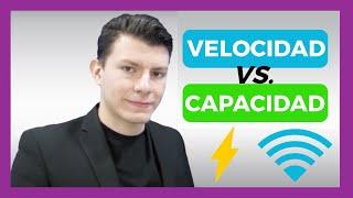 Diferencia entre VELOCIDAD y CAPACIDAD en Internet ️ 