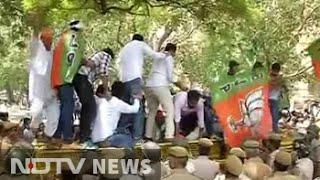 BJP protests outside CPM office against Kerala party worker's killing